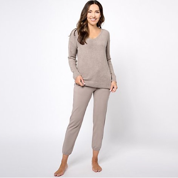 Barefoot Dreams Other - NEW Barefoot Dreams Regular CozyChic Lite Pullover & Lounge Pant Set, XL